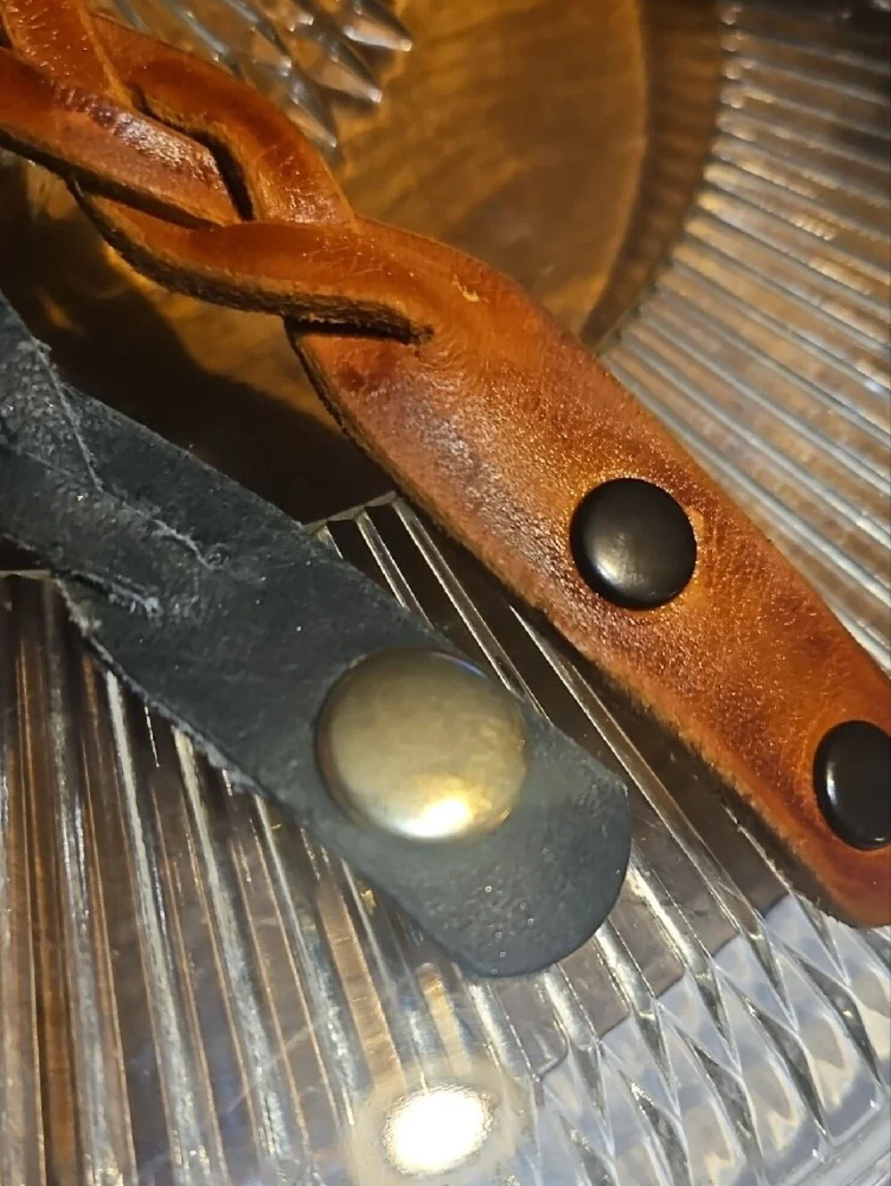 Hand Crafted Mystery Braid Genuine Leather Bracelet Snap Closure NEW CustomOrder